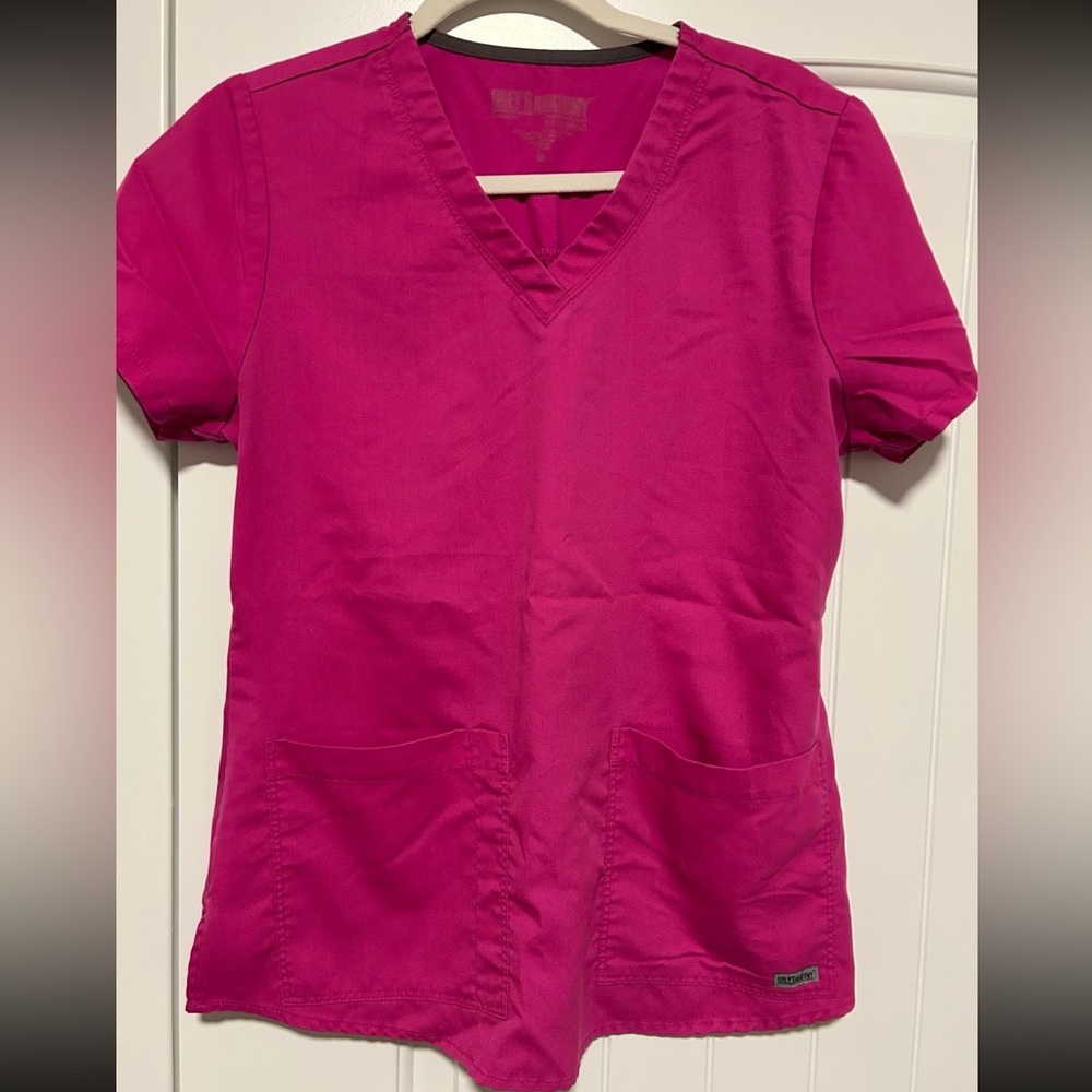 Greys anatomy scrub top size medium